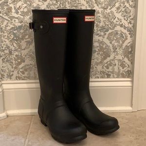 Hunter Original Tall Boots-Matte Black